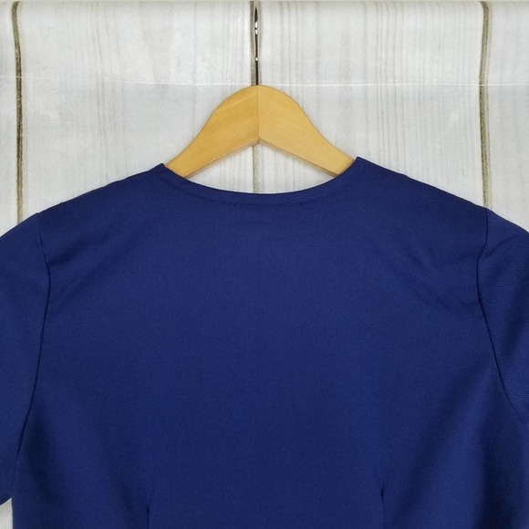 Grey's Anatomy Dark Blue Nurses Medical Scrub Top - Picture 4 of 7